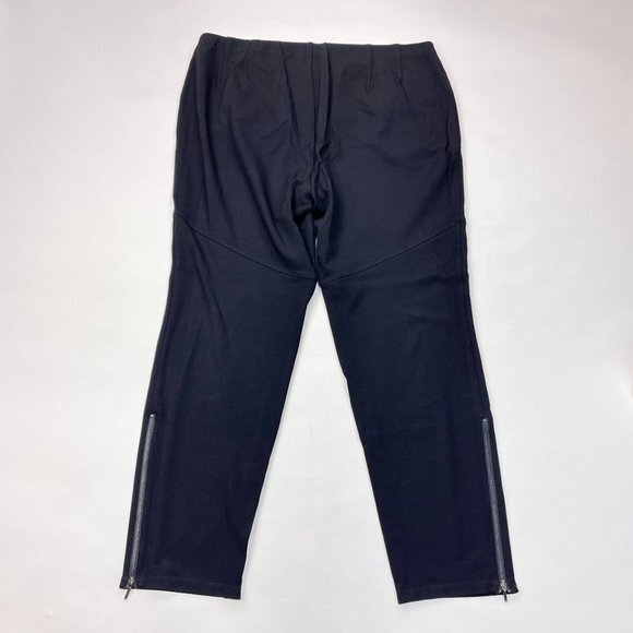 Eileen Fisher Ankle Zip Pants Women 1X? Elastic waist Flat front Stretch Viscose - Picture 5 of 11
